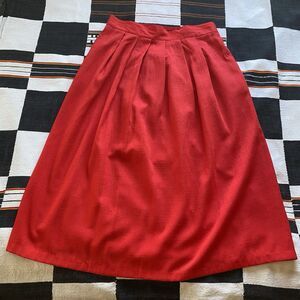 Vintage Union Made Plus Size Midi Skirt! Pockets! Size 18. Retro. Rockabilly.